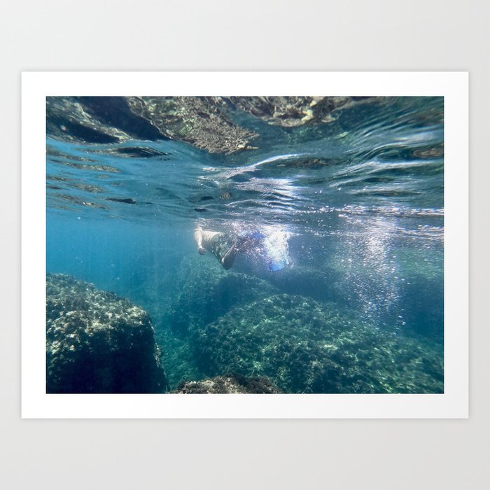 Sicily Underwater Art Print