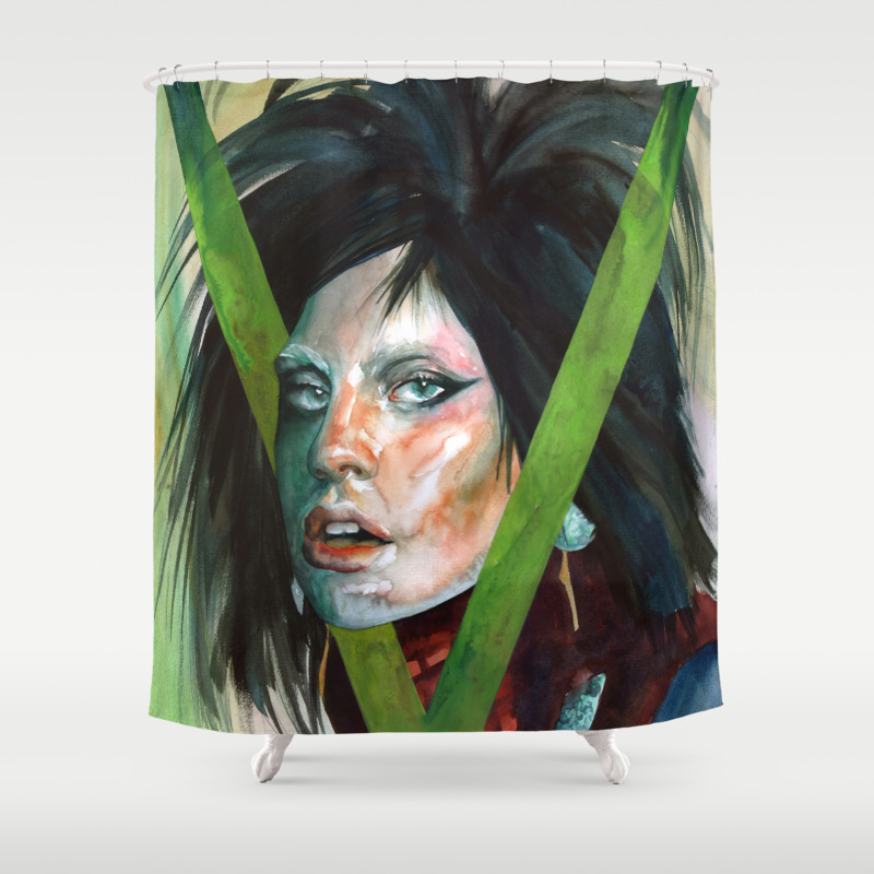 Ladygaga For Vmagazine Iii Shower Curtain By Abhivision Society6