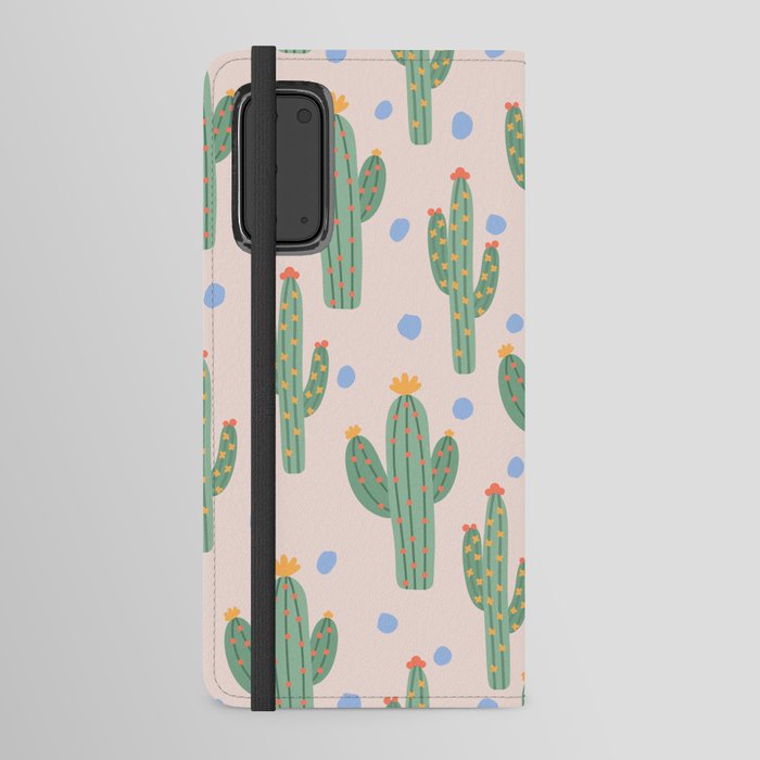 Happy Cactus Android Wallet Case