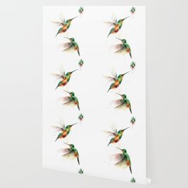 Two Hummingbirds Wallpaper
