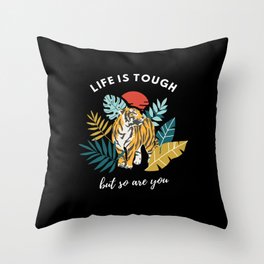 Mystical Tiger, Chinese New Year Of Tiger 2022, Born Year Of The Tiger Throw Pillow