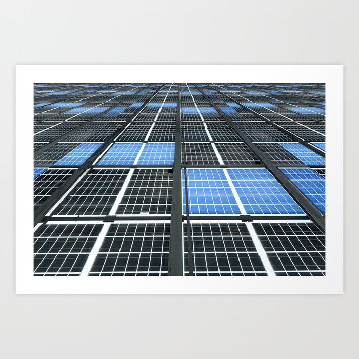 Solar Panel Wall >> Solar Panel Wall Art Print By Shiyali Solar Panel Wall >> Solar Panel Wall Art Print By Shiyali