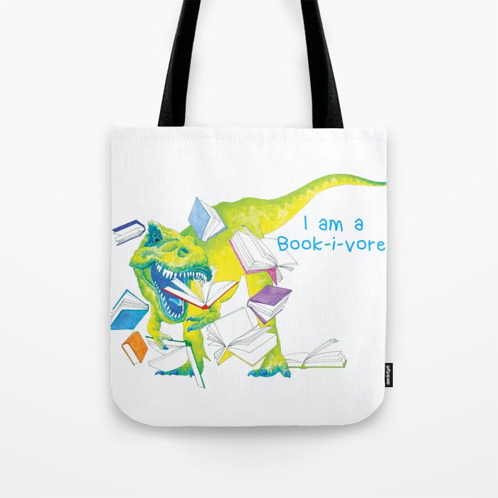 I am a Book-i-vore! Tote Bag
