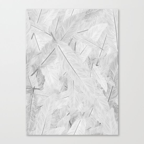 Feathered (Pattern). Canvas Print
