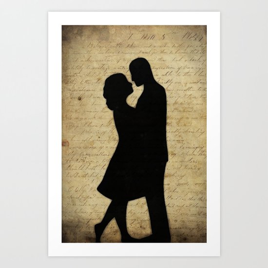 Loving Couple Art Print