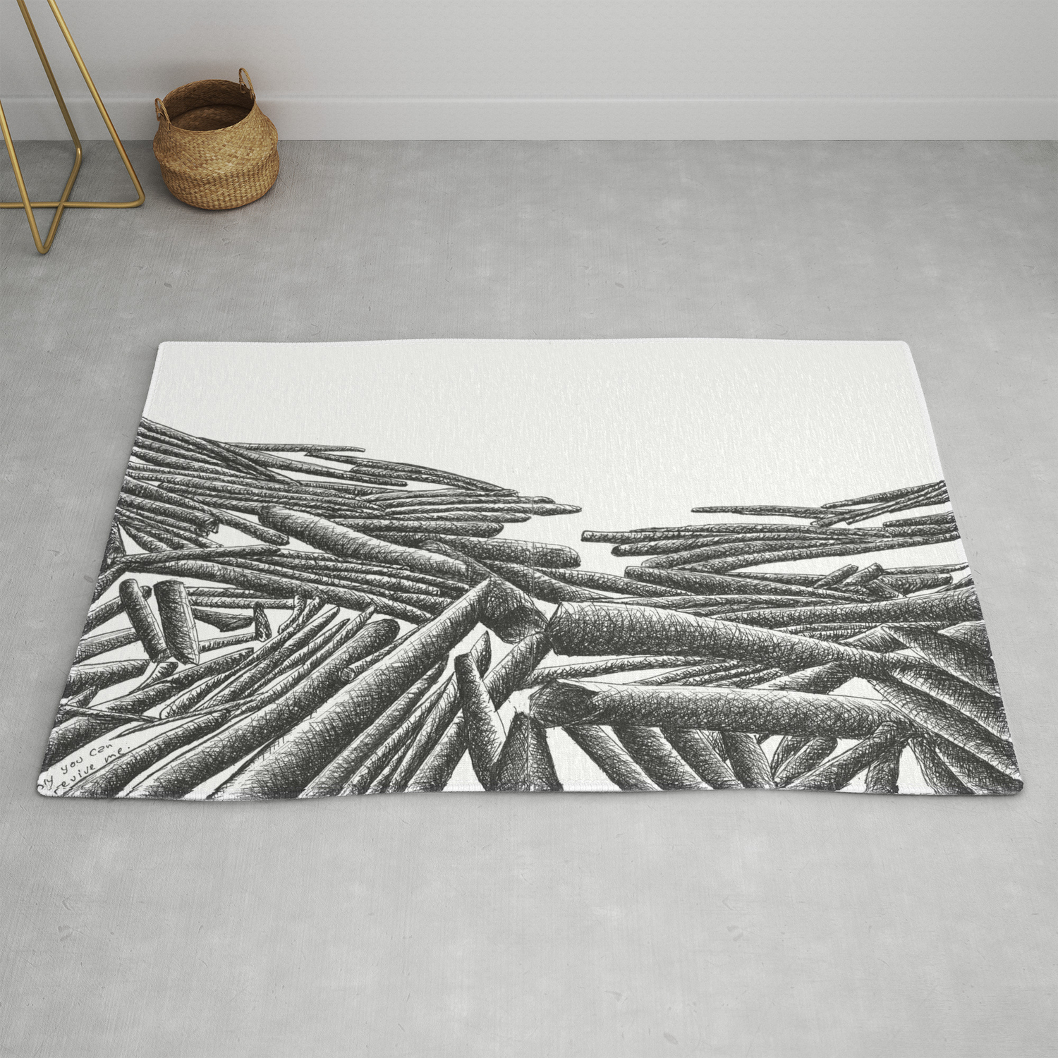 Only You Can Revive Me Lake Moraine Banff Canada Rug By Only You Can Revive Me Lake Moraine