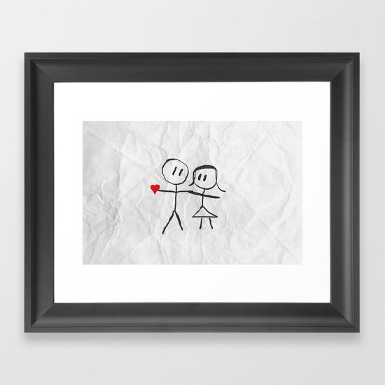 Marry me Framed Art Print