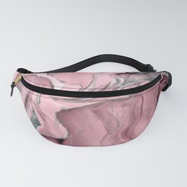 Blush rose watercolor - pastel pinks, grey and silver Fanny Pack