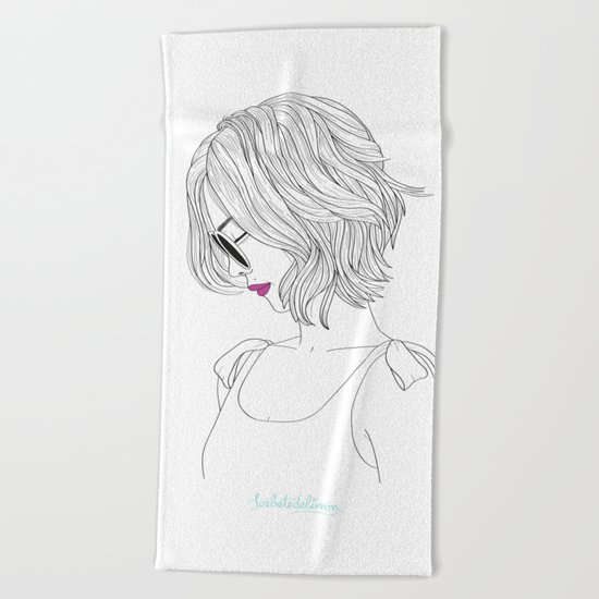 CHICALUNAR Beach Towel