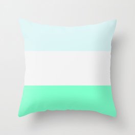 light_blue_green Throw Pillow