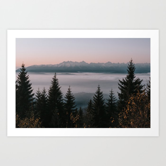 Faraway Mountains - Landscape and Nature Photography Art Print