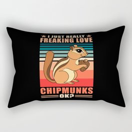 Chipmunk Rectangular Pillow