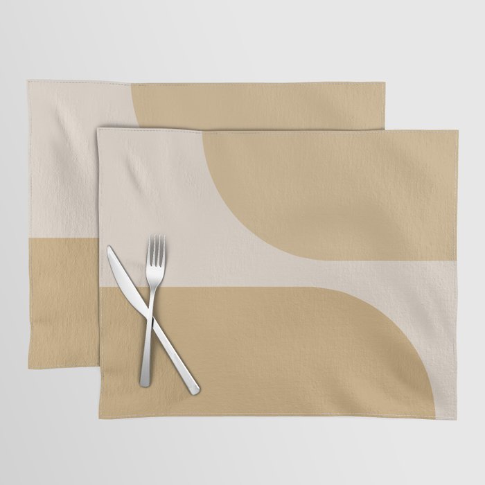 Modern Minimal Arch Abstract XVI Placemat