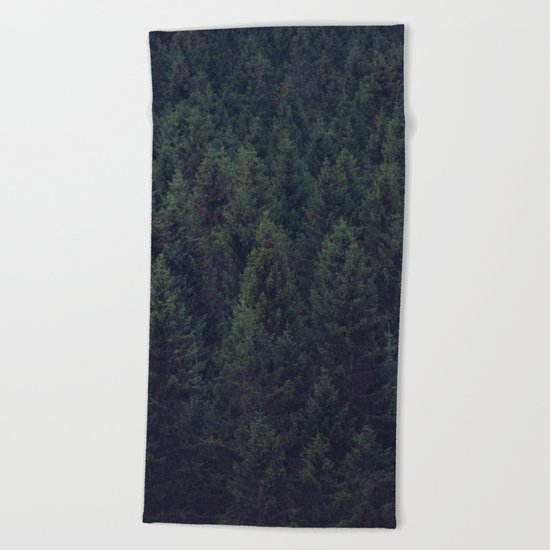 Deep In The Woods Beach Towel