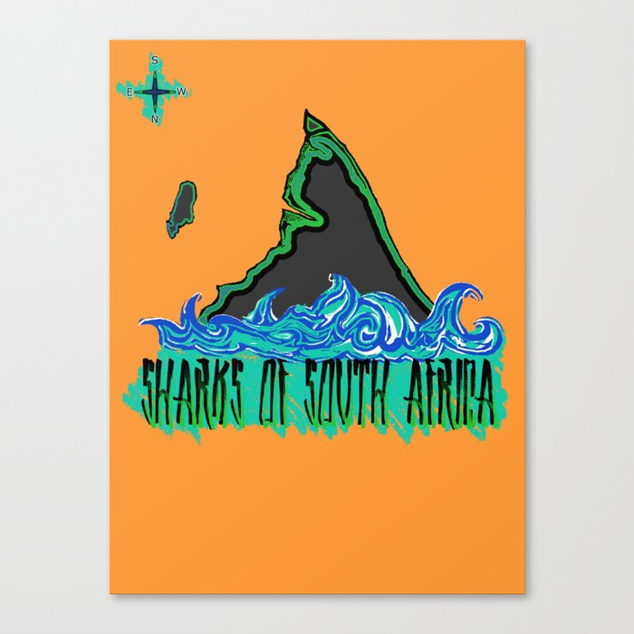 Sharks Of South Africa Canvas Print