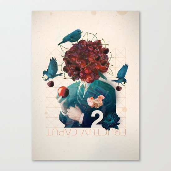 fructum caput Canvas Print