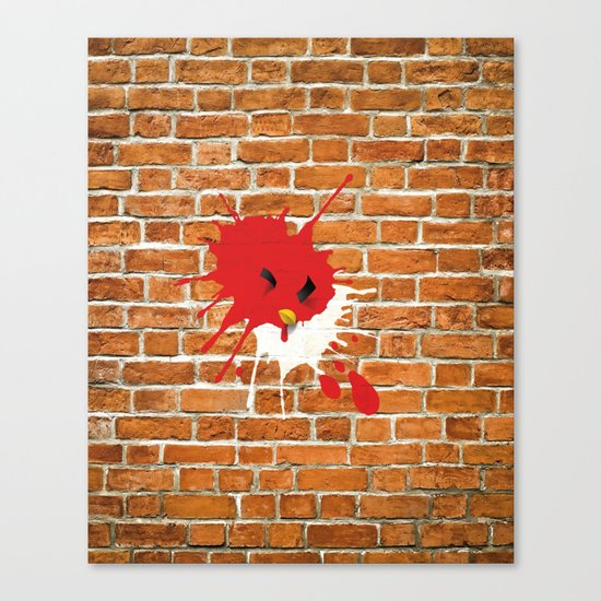 Real life - Angry Birds Canvas Print