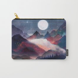Mountain Lake Under the Stars Carry-All Pouch