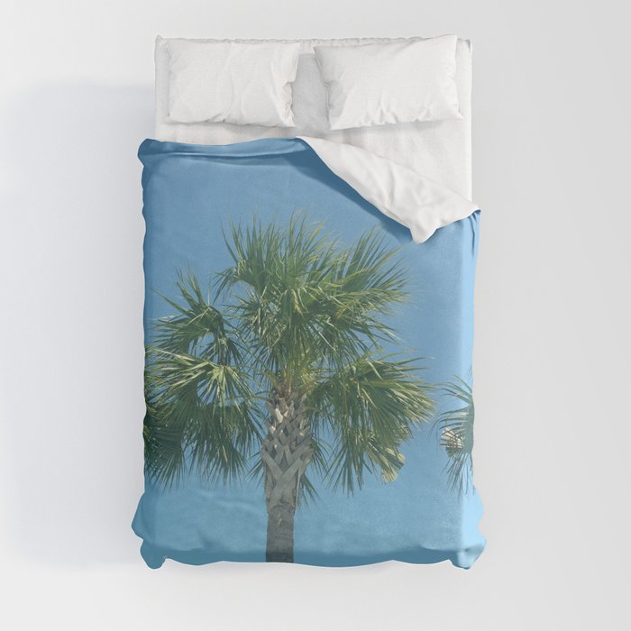 Three Palm Trees or Whatever Fits on the Product You Like Duvet Cover