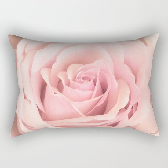 A rose is a rose - Wonderful pink Rose flower Rectangular Pillow
