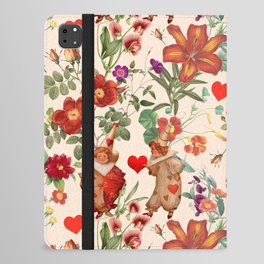 Valentine's Day in the Blooming Garden - Pale Apricot iPad Folio Case