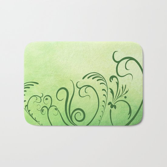 Beautiful greenery Bath Mat