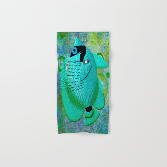 ANGEL FISH BLUE Hand & Bath Towel