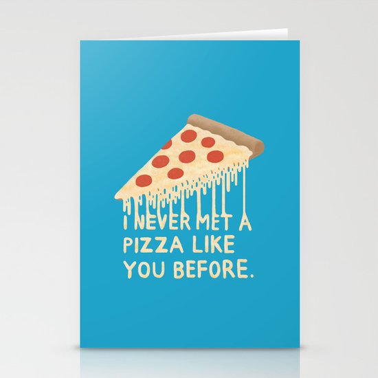 Sweet Pizza Stationery Cards