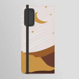 Night In The Desert, Abstract Bohemian Modern Design Android Wallet Case