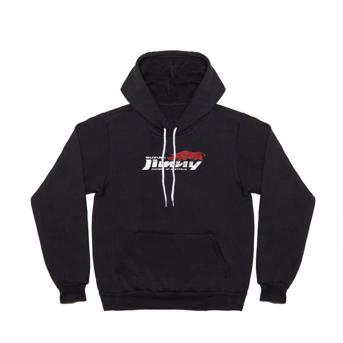 Suzuki Jimny Owners of Australia - Grunge Rhino Reversed Hoody