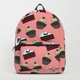 Pattern cupcakes and cakes, sweets, children´s room Backpack
