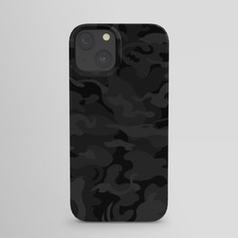 Camo Style - Black Camouflage iPhone Case
