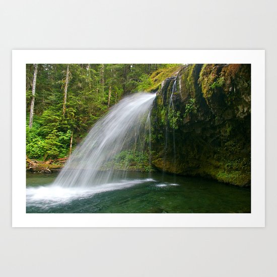 Iron Creek Falls fine art print Art Print