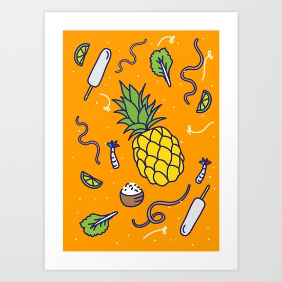 Chiang Mai Art Print