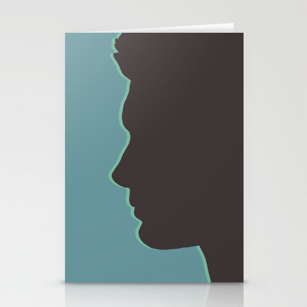 Dean Winchester / Jensen Ackles Supernatural (Silhouette Collection) Stationery Cards