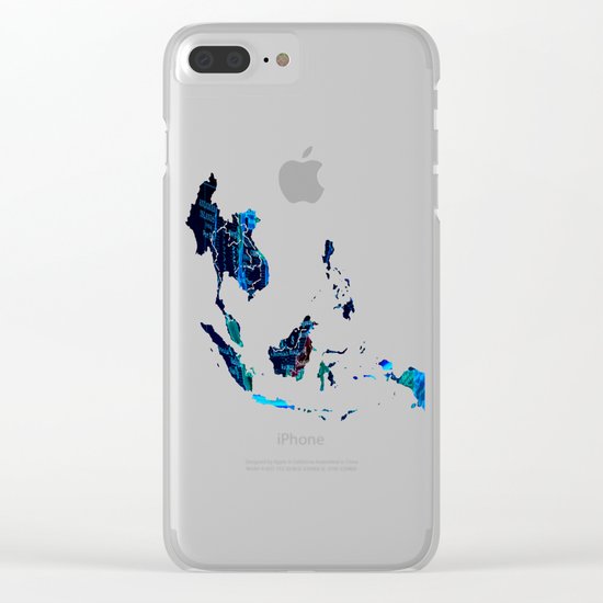 Southeast Asia Clear iPhone Case