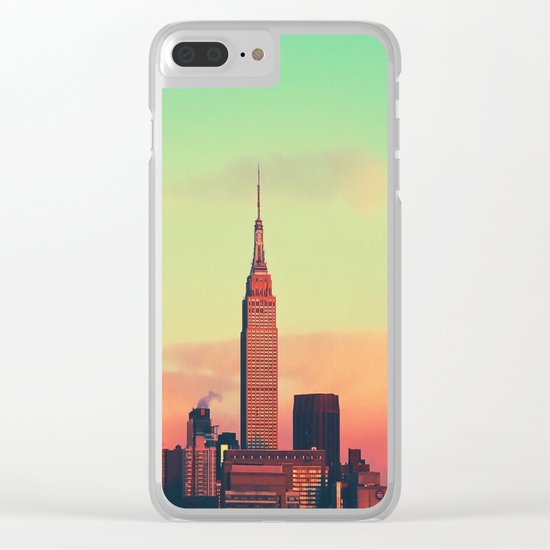 NYC Skyline Clear iPhone Case