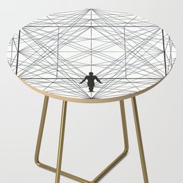 Die Bühne im Bauhaus Illustration Side Table