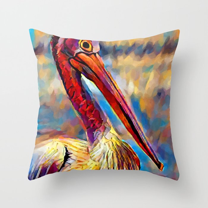 Pelican 4 Throw Pillow