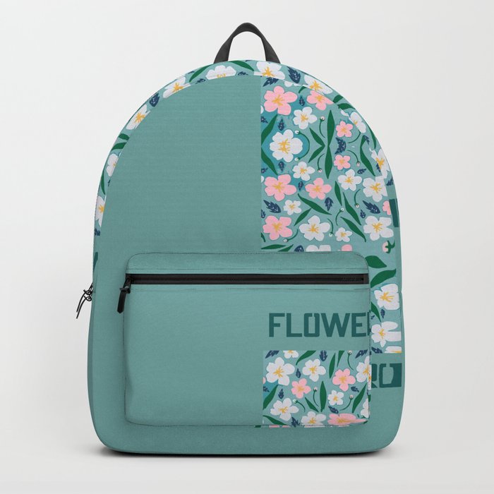 Flower Market Poster, Tokyo Flower Market, Florist Gift, Matisse Flower. Backpack