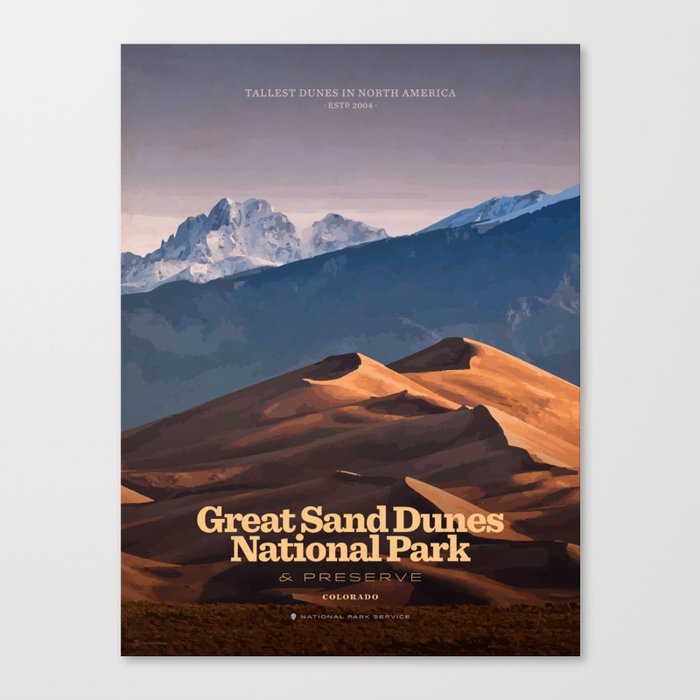 Great Sand Dunes National Park Canvas Print