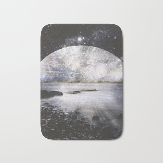 Mystic Lake Dark & Gray Bath Mat