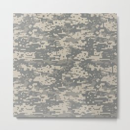 Army Digital Camo Camouflage Digis Digicam UCP Military Metal Print | Navy, Digis, Pixelated, Military, Specialforces, Combat, Camouflage, Uniform, Unitedstates, Troops 