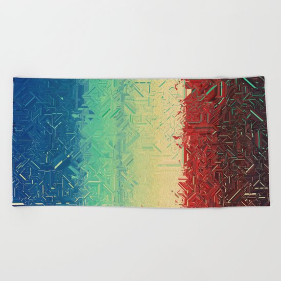 Manufactured Colour Beach Towel