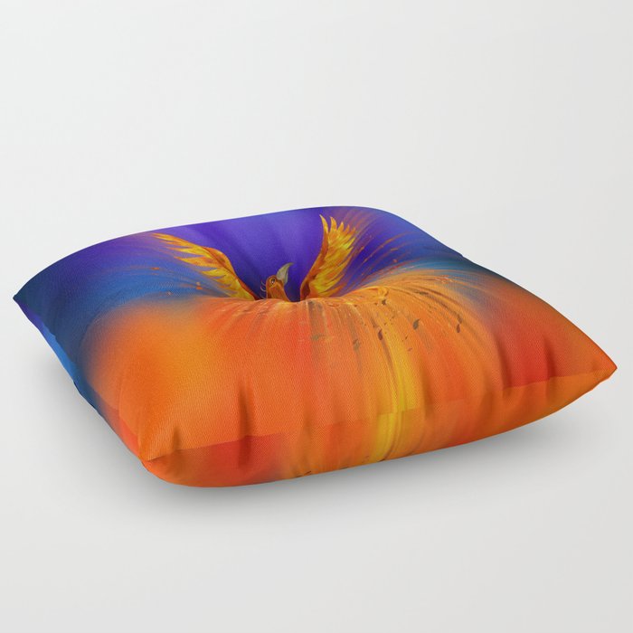 Phoenix Rising Floor Pillow