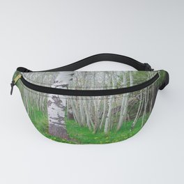 Birch Grove and Wildflowers Fanny Pack