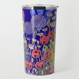 Spring Meadow-Royal blue Travel Mug