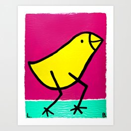 L. Bird Art Print