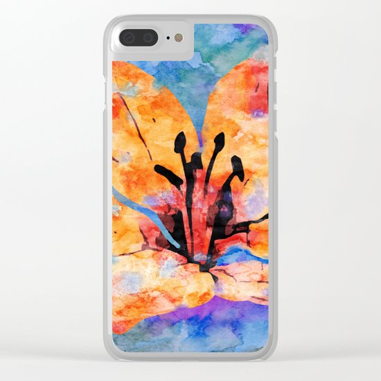 Morning in the Garden Clear iPhone Case