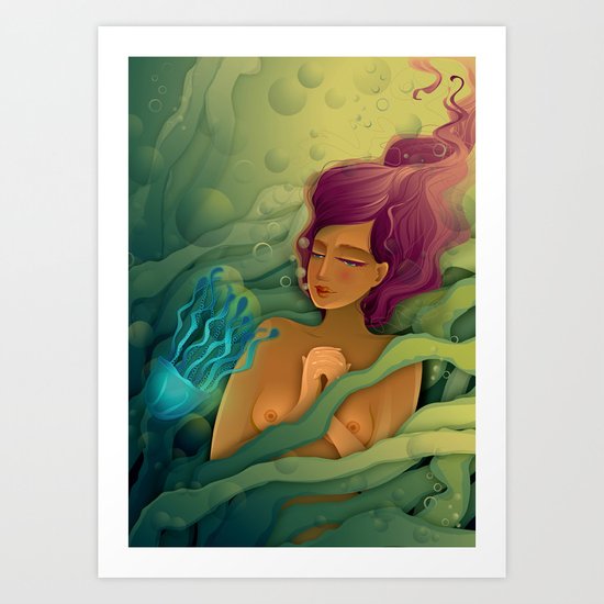 Jellyfish Art Print